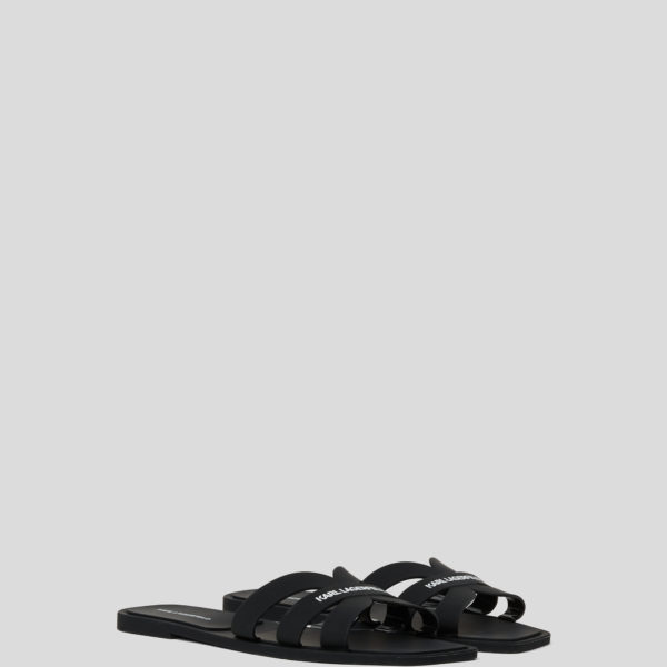 Karl Lagerfeld, Claquettes Jelly, Femme, Noir, Taille: L41