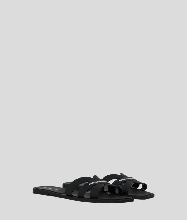 Karl Lagerfeld, Claquettes Jelly, Femme, Noir, Taille: L41