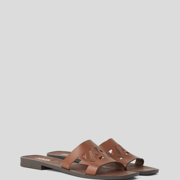 Karl Lagerfeld, Sandalen Mule Avec Découpe Skoot Ii Karl, Femme, bronzer, Taille: L41