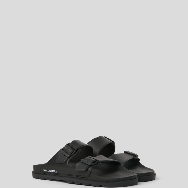 Karl Lagerfeld, Claquettes Kondo Tred, Femme, Noir, Taille: L41