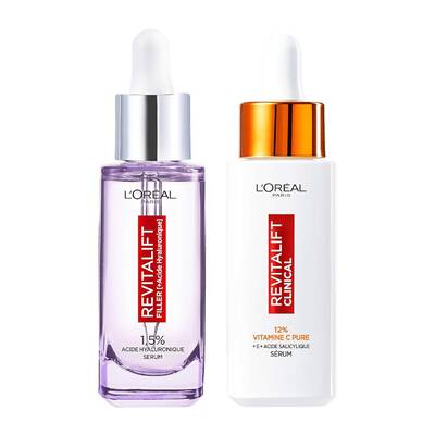 Routine Teint Lumineux [Acide Hyaluronique + Vitamine C] – L’Oréal Paris