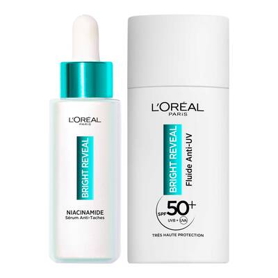 Routine Visage Anti-Taches Niacinamide – Bright Reveal – L’Oréal Paris