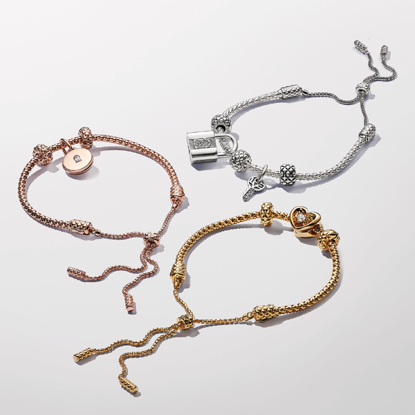Bracelet Coulissant Chaîne Cloutée – Pandora