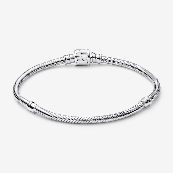 Bracelet Maille Serpent Fermoir Logo Marvel Pandora Moments - Pandora