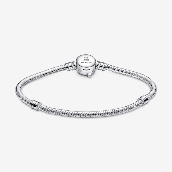 Bracelet Marvel Maille Serpent Fermoir Logo The Avengers Pandora Moments - Pandora