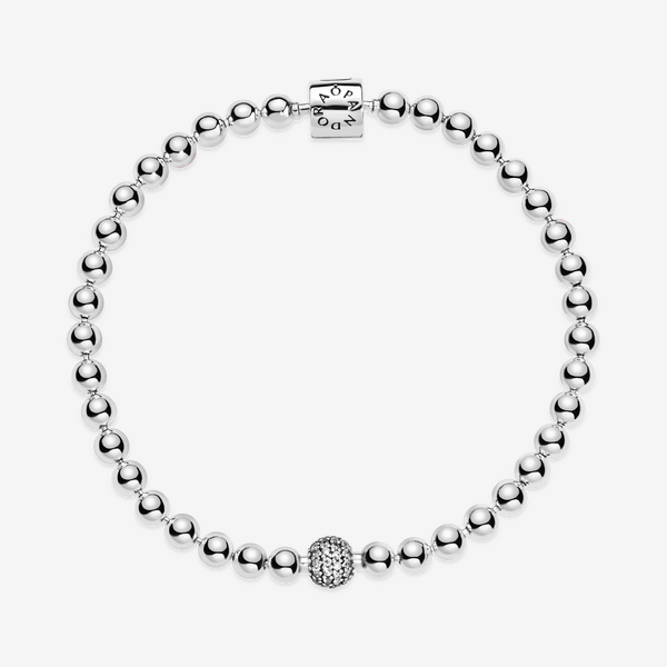 Bracelet Perles & Pavé - Pandora