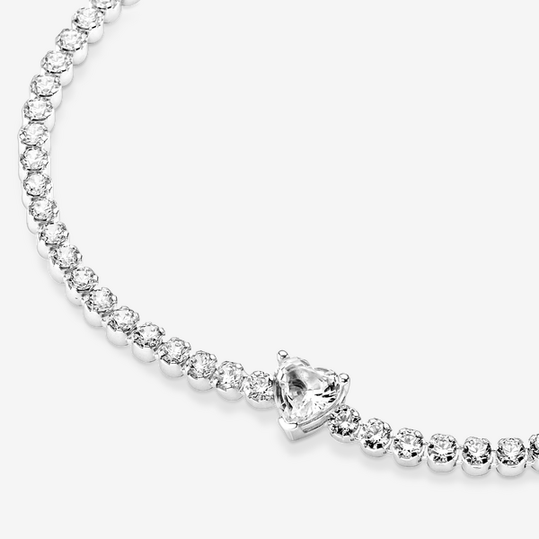 Bracelet Rivière Cœur Scintillant - Pandora
