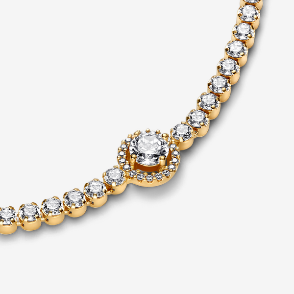 Bracelet Rivière Halo Scintillant - Pandora