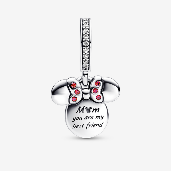 Charm Pendant Double Disney Silhouette de Minnie – Pandora
