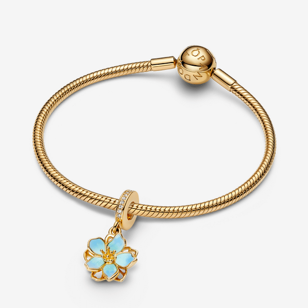 Charm Pendant Fleur Bleue – Pandora