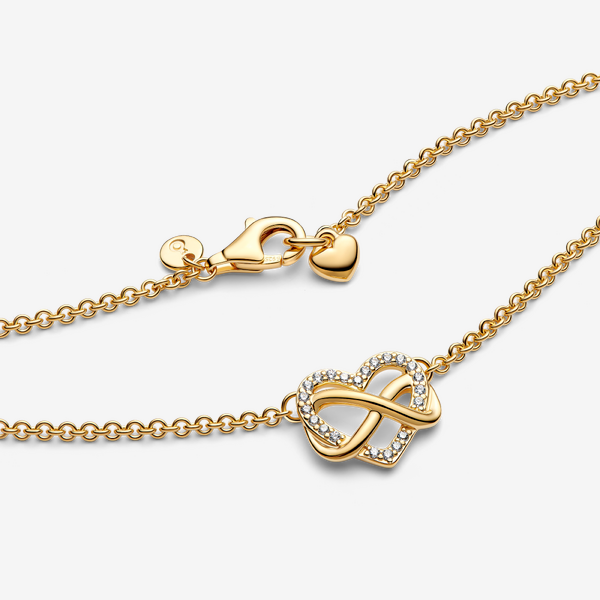 Collier Cœur Infini Scintillant – Pandora