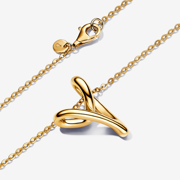 Collier à Pendentif Cœur de Forme Organique – Pandora