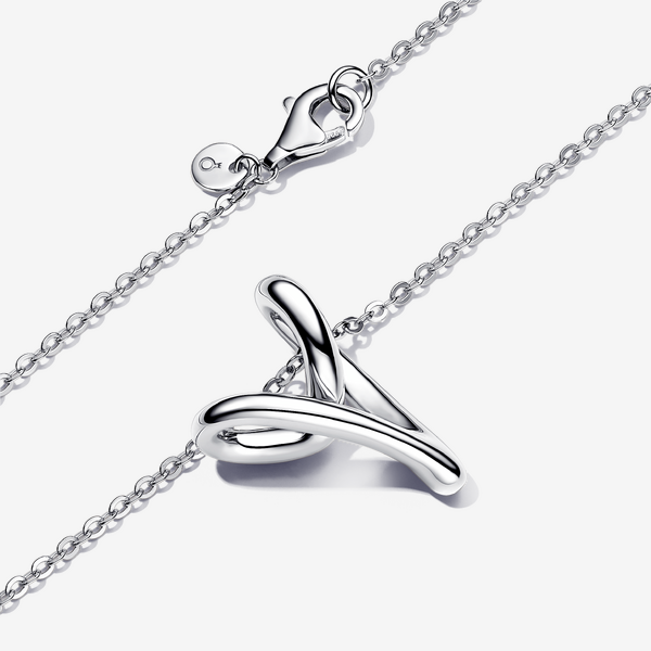 Collier à Pendentif Cœur de Forme Organique – Pandora