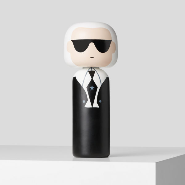 Karl Lagerfeld, Poupée En Bois Karl Par Lucie Kaas, Femme, Noir/Blanc, Taille: X00