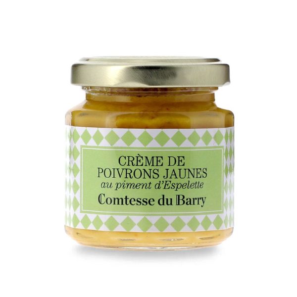 Crème de poivrons jaunes au piment d’Espelette 100g-Comtesse du Barry