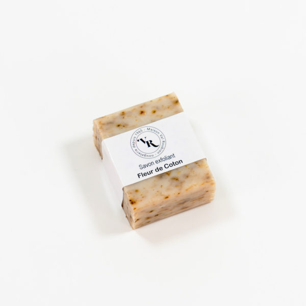 Savon exfoliant – Fleur de coton – Maison Val Roubion