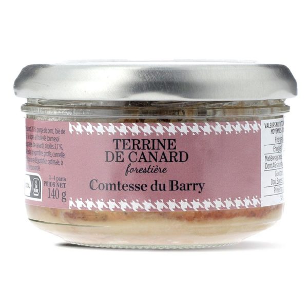 Terrine de canard forestière-Comtesse du Barry