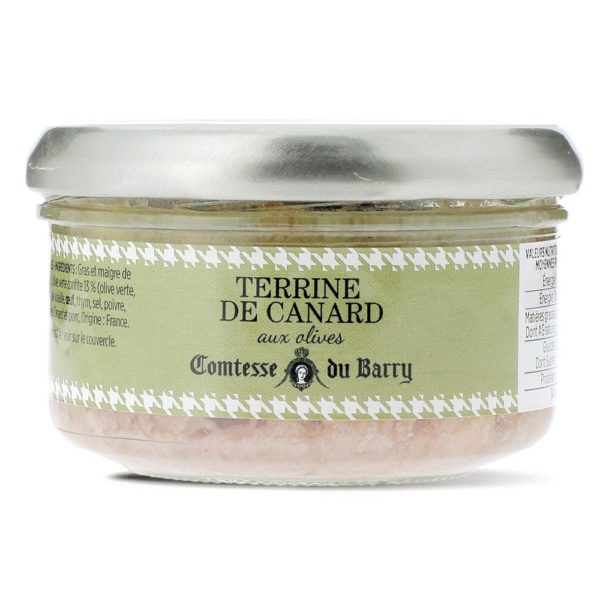 Terrine de canard aux olives-Comtesse du Barry
