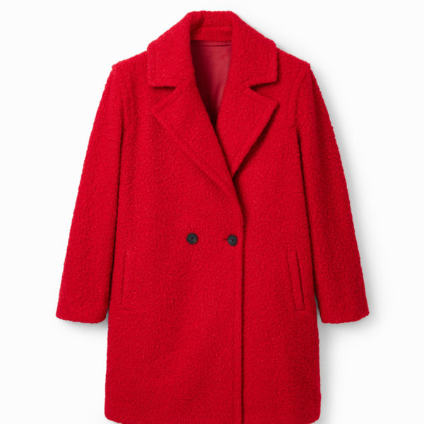 Manteau croisé bouclé – Desigual