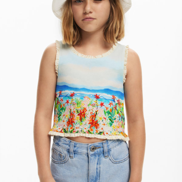 T-shirt à imprimé paysage – Desigual