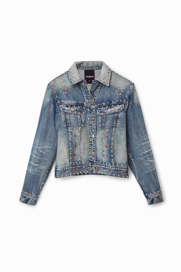 Veste en jean à clous Johnson Hartig - Desigual