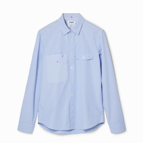 Chemise rayures poches – Desigual