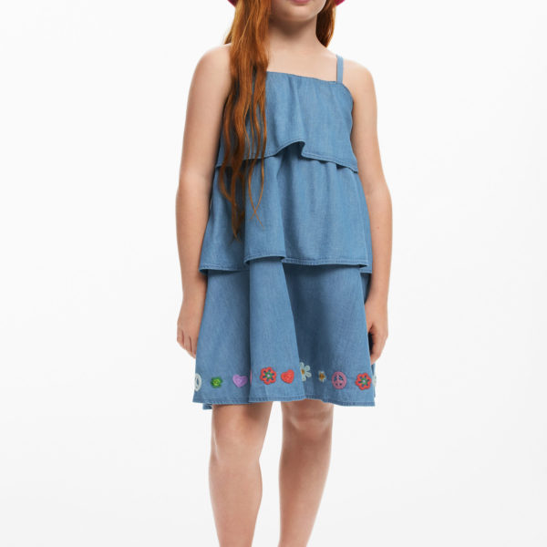 Robe courte à volants – Desigual
