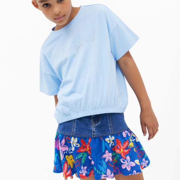 T-shirt Desigual strass – Desigual