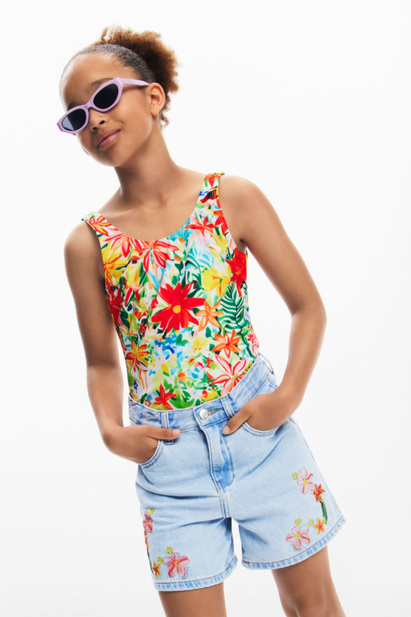 Pantalon en denim imprimé - Desigual