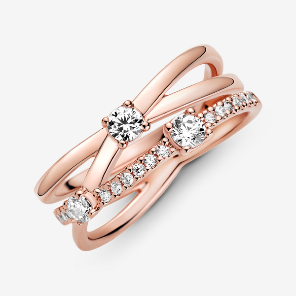 Anneau Triple Scintillant – Pandora
