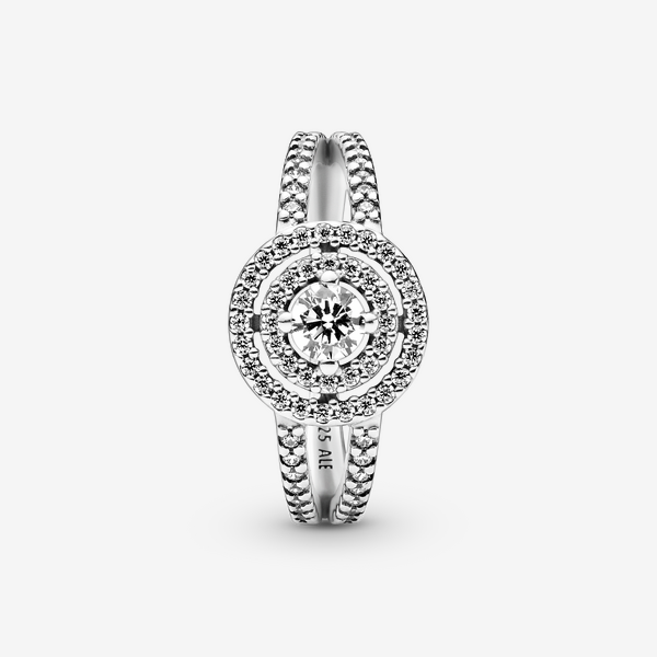 Bague Halo Double Scintillante – Pandora