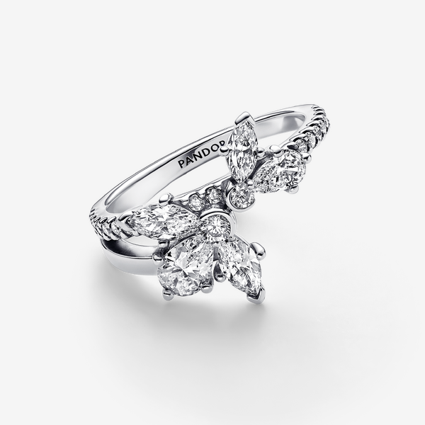 Bague Herbier Asymétrique Scintillant – Pandora