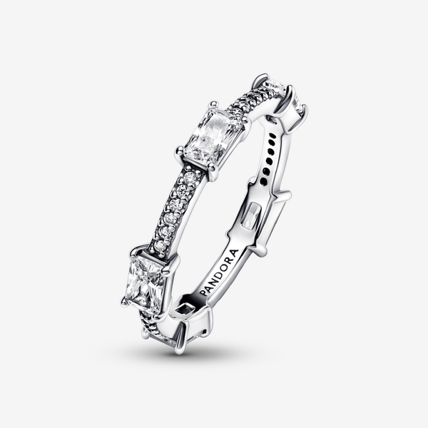 Bague Rectangles Pavés Scintillants – Pandora