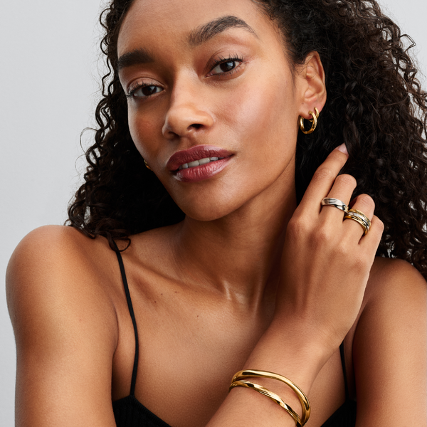 Bracelet Jonc Ouvert Torsadé – Pandora