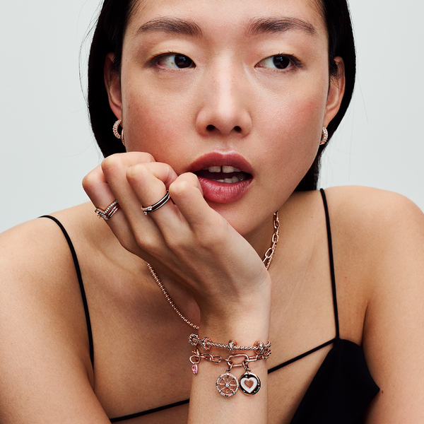 Bracelet Maille Cloutée Pandora Moments – Pandora