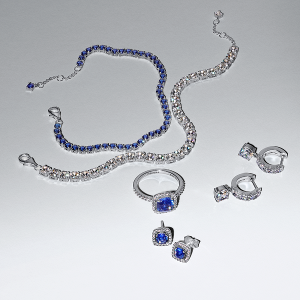 Bracelet Rivière Bleu Scintillant – Pandora