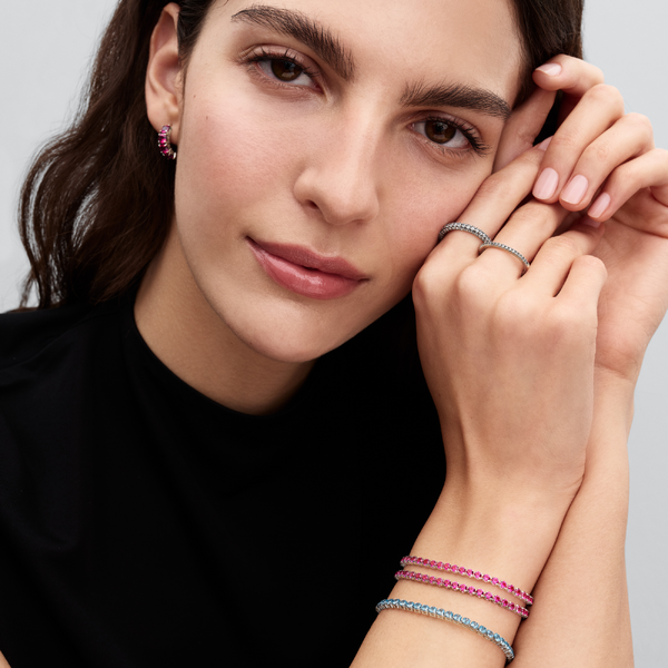 Bracelet Rivière Rose Scintillant – Pandora