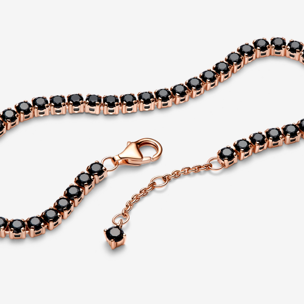 Bracelet Rivière Scintillant Noir – Pandora
