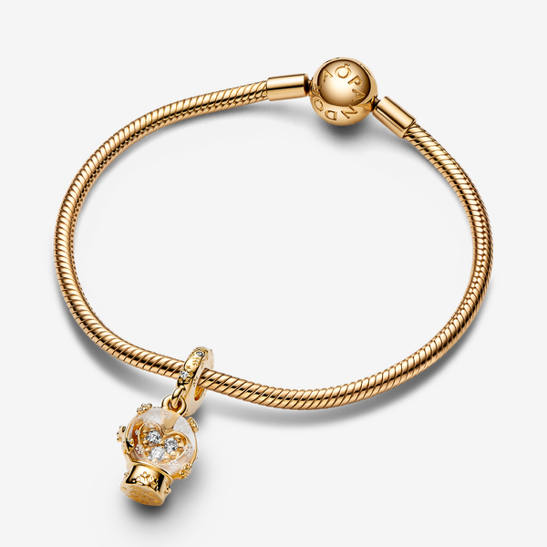 Charm Pendant Boule de Neige Cœur et Flocon – Pandora