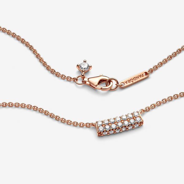 Collier Barre Double Rang Pavée Pandora Timeless – Pandora