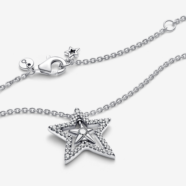 Collier Étoile Asymétrique Pavé – Pandora
