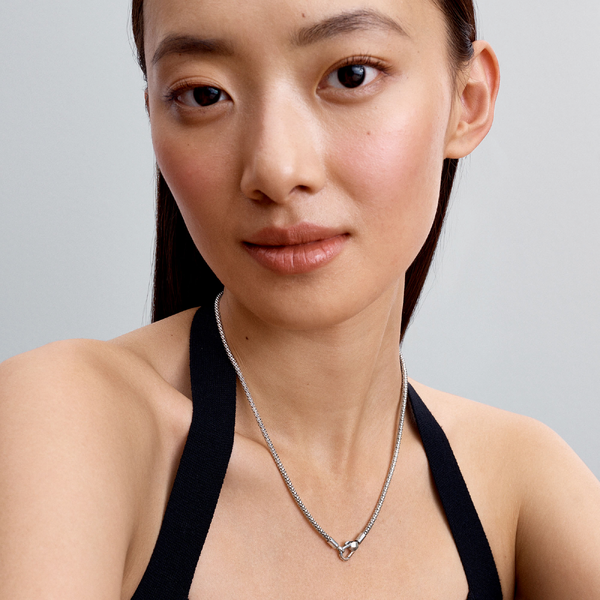 Collier Fermoir Clouté & Chaîne – Pandora