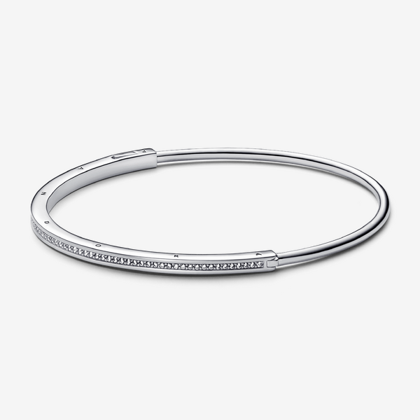 Ensemble Bracelets Joncs Pavé I-D Pandora Signature – Pandora