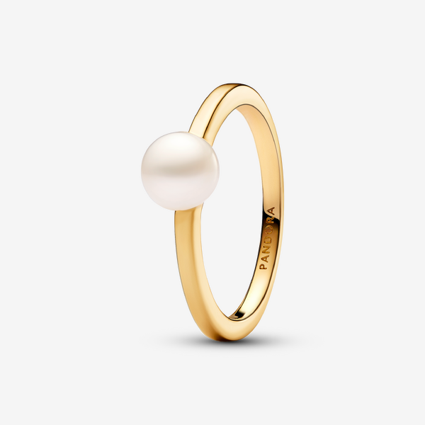 Parure Bague & Collier Perle de Culture d’Eau Douce Traitée – Pandora