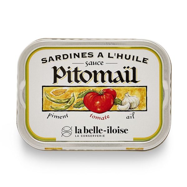 Sardines à l’huile, sauce Pitomaïl-Comtesse du Barry