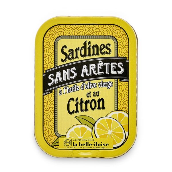 Sardines sans arêtes à l’huile d’olive vierge et au citron-Comtesse du Barry