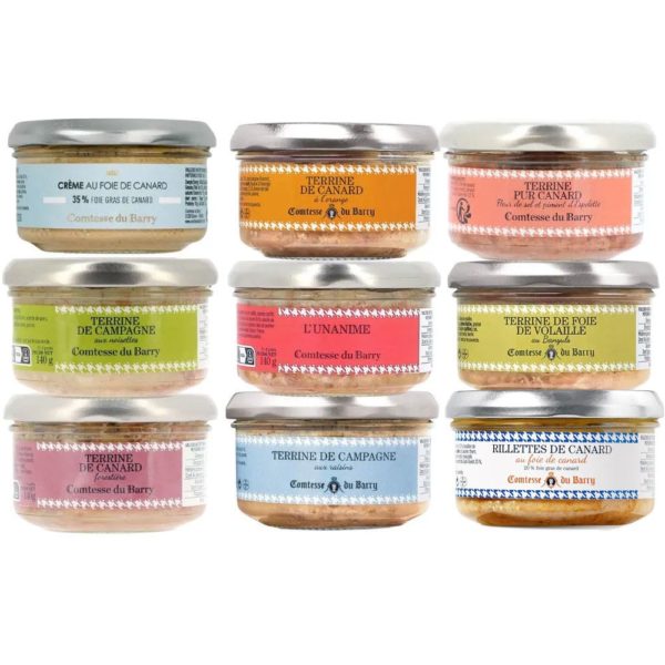L'assortiment terrines - 9 spécialités-Comtesse du Barry