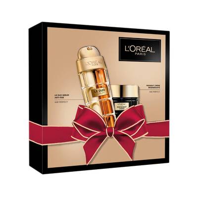 Coffret Age Perfect – Midnight Crème  & Duo Serum – L’Oréal Paris
