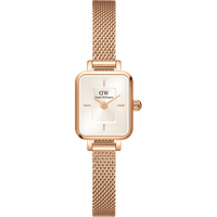 Daniel Wellington DW Montre 15.4×18.2mm Quadro Mini Melrose Champagne Rose Gold