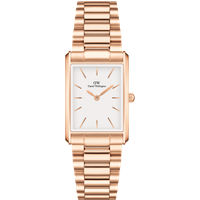 Daniel Wellington DW Montre 22×32 Bound 3-Link Rose Gold